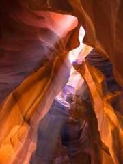 One person opens the